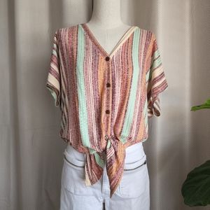 💥Cute striped Top XL (NWT)